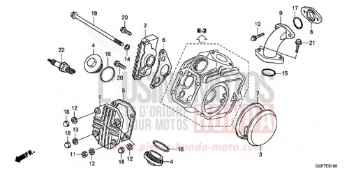 COUVERCLE DE CULASSE CRF70FC de 2012